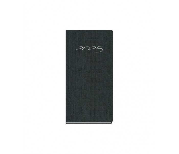 Silk Weekly Diary Pocket Black