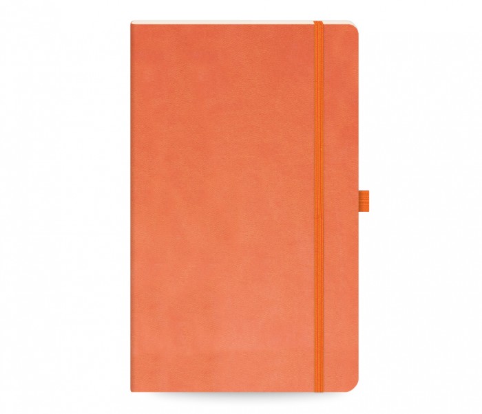Pyrography Notebook Ruled Medium Orange