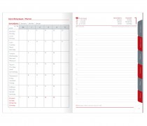 Plaid Daily Diary Large Beige