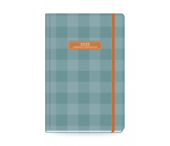 Plaid Daily Diary Small Petrol