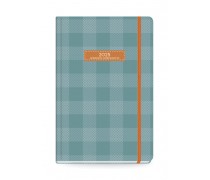 Plaid Daily Diary Small Petrol
