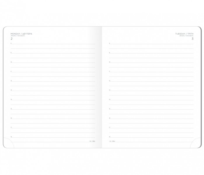 Inspirations Daily Diary A4 Red
