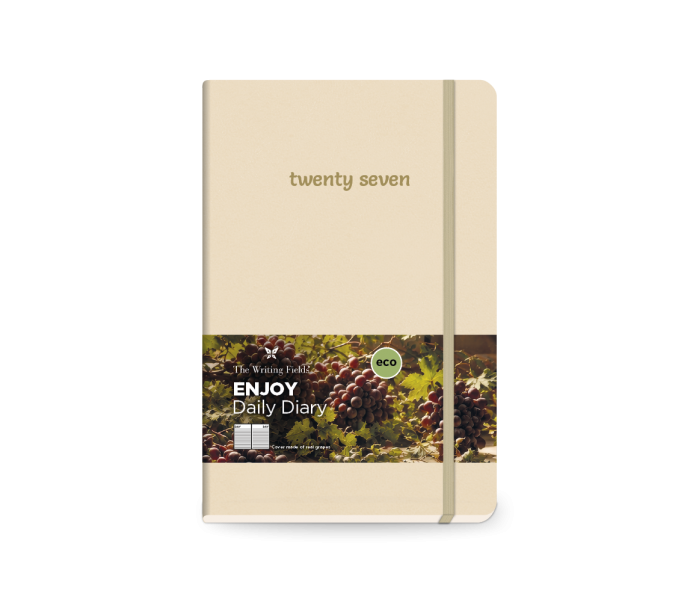 Enjoy Daily Diary Medium Blanc
