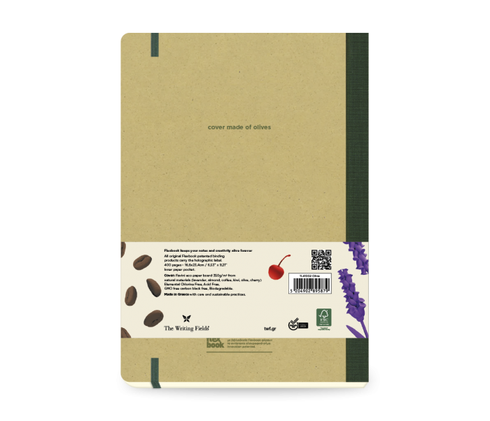 Ecosmiles Daily Diary Large Olive