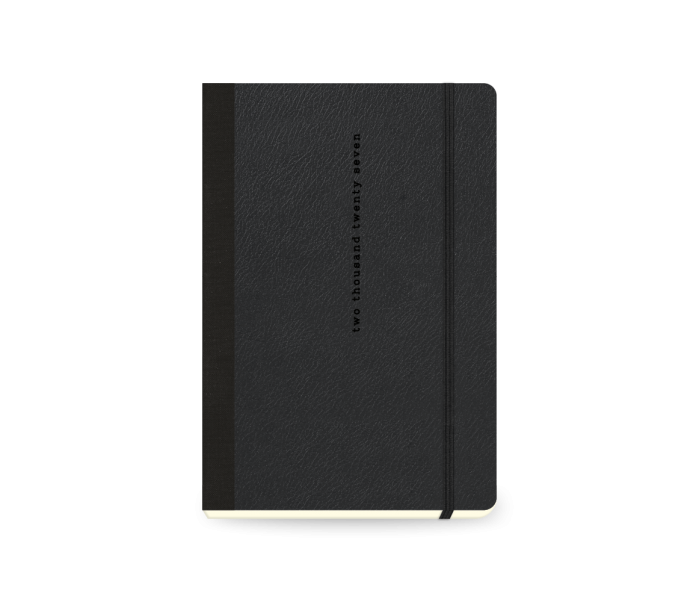 Lovable Daily Diary Large Black