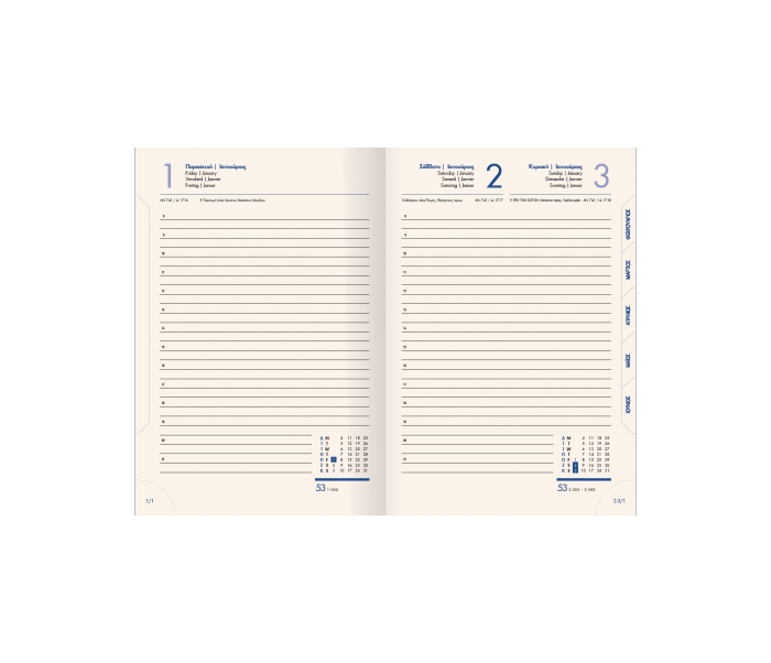 Lovable Daily Diary Medium Cappuccino