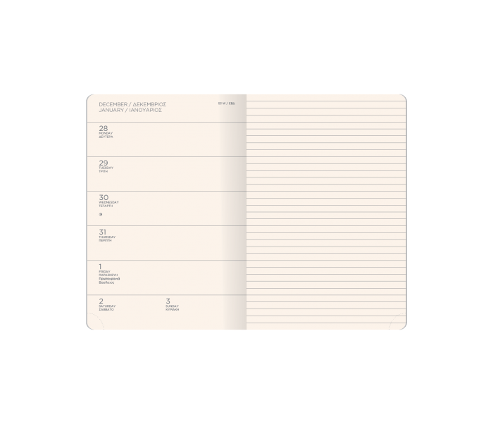 Adventure Weekly Diary Medium Red