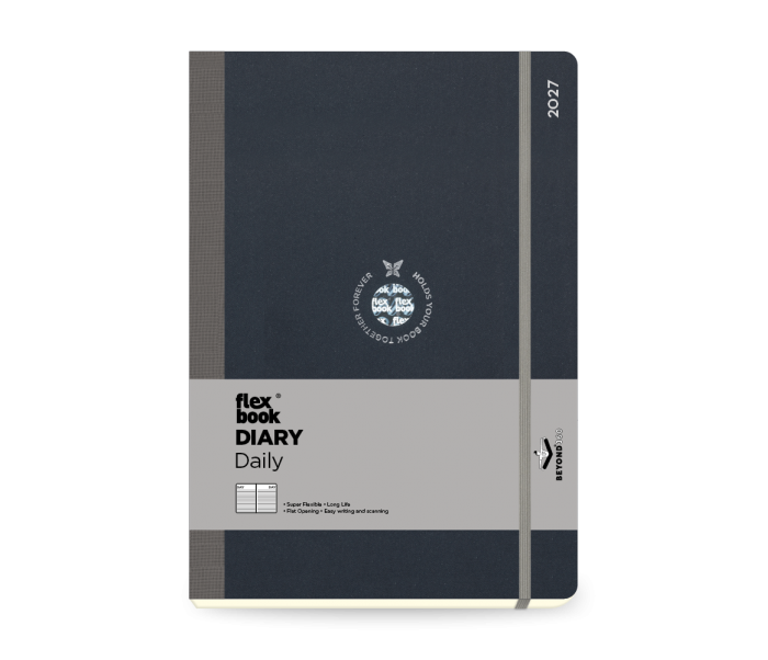 Flex Global Daily Diary Large Grey