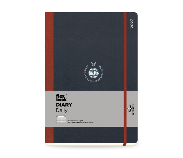 Flex Global Daily Diary Large Red
