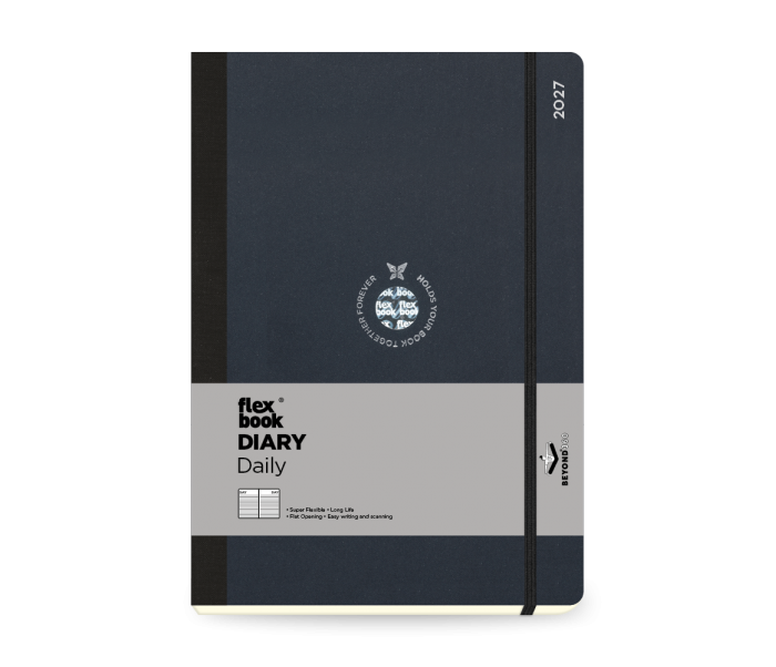 Flex Global Daily Diary Large Black