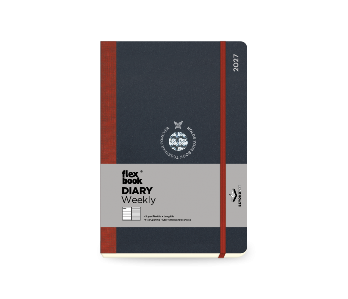 Flex Global Weekly Diary Medium Red