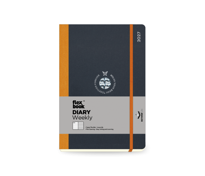 Flex Global Weekly Diary Medium Orange