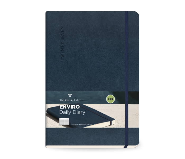 Enviro Daily Diary Large Atlantic Blue