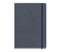 Waves Daily Diary Large Blue