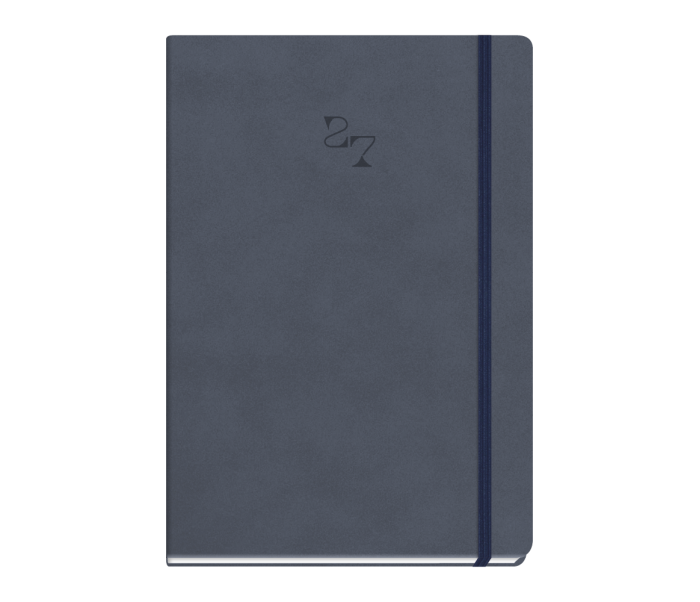 Waves Daily Diary Large Blue