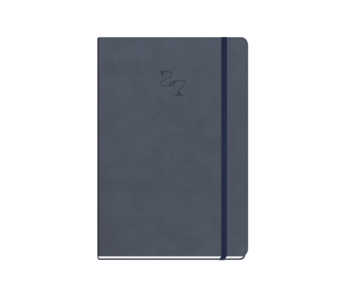 Waves Daily Diary Medium Blue