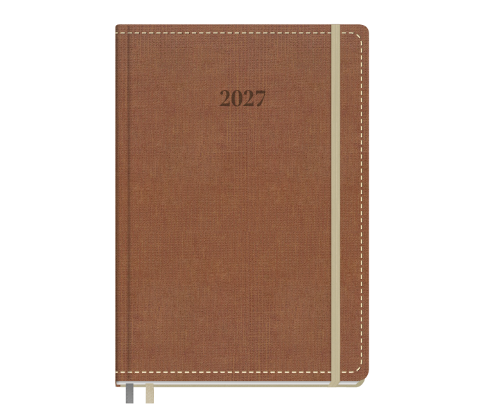 Grace Daily Diary Medium Brown