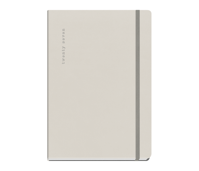 Desires Daily Diary Large Cool Grey