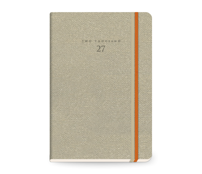 Impressions Daily Diary Large Beige