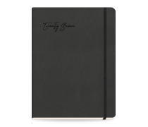 Elegant Weekly Diary A4 Black