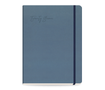 Elegant Weekly Diary A4 Blue