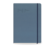 Elegant Daily Diary Large Blue