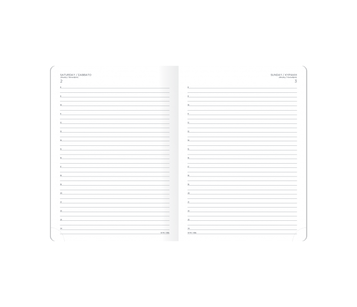 Inspirations Daily Diary A4 Black