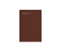 All Times Classic Daily Diary Small Burgundy