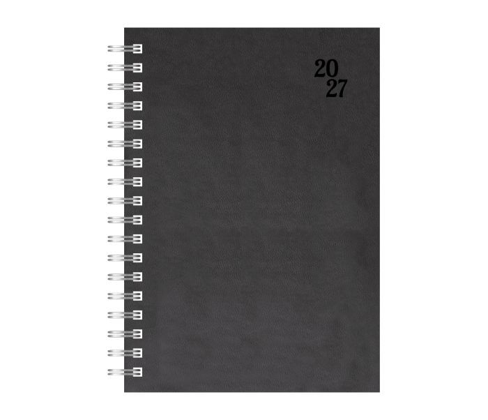 Spiral 230 Daily Diary Large Black