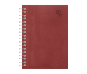 Spiral 230 Daily Diary Large Burgundy