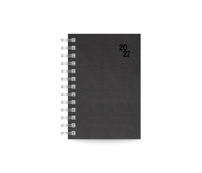 Spiral 230 Daily Diary Small Black