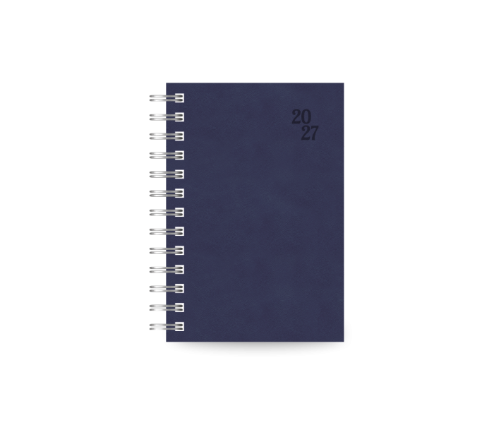 Spiral 230 Daily Diary Small Blue