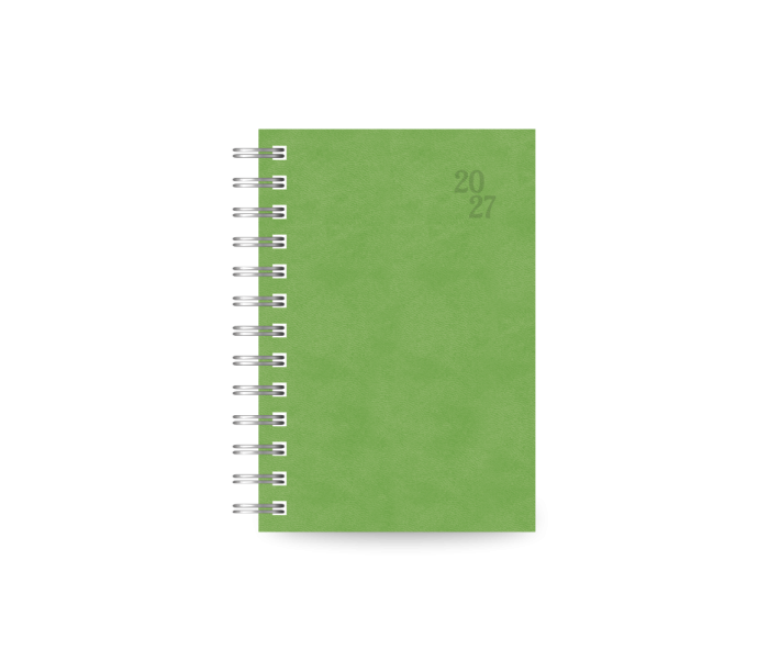 Spiral 230 Daily Diary Small Grass Green