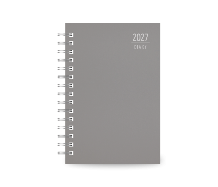 Spiral 220 Daily Diary Medium Grey