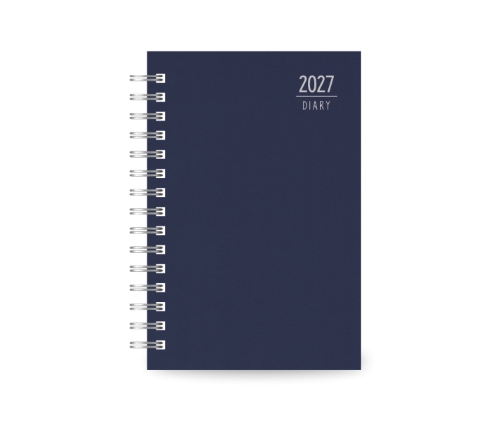 Spiral 220 Daily Diary Medium Blue