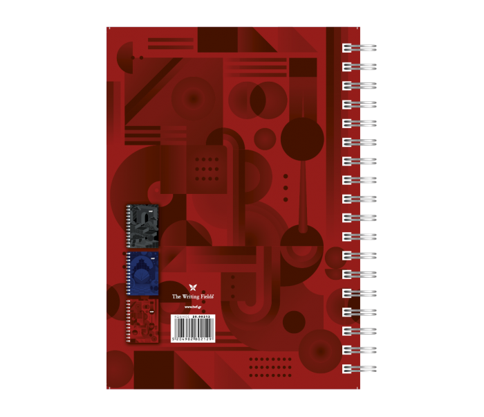 Spiral 210 Daily Diary Large Red