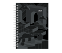 Spiral 210 Daily Diary Large Black