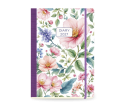 My Planet Daily Diary Large Purple Flowers