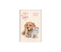 Dogs & Cats Daily Diary Medium Cat & Dog