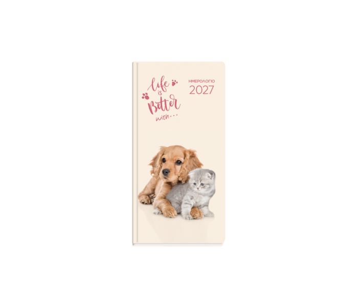 Dogs & Cats Weekly Diary Pocket Cat &...