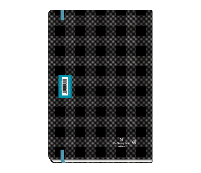 Plaid Daily Diary Large Black