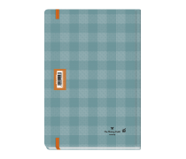 Plaid Daily Diary Large Petrol
