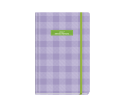 Plaid Daily Diary Medium Purple