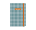 Plaid Daily Diary Medium Petrol