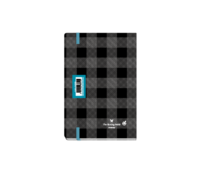 Plaid Daily Diary Small Black