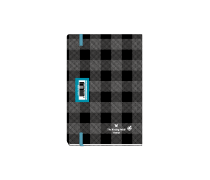 Plaid Daily Diary Small Black