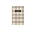Plaid Daily Diary Small Beige