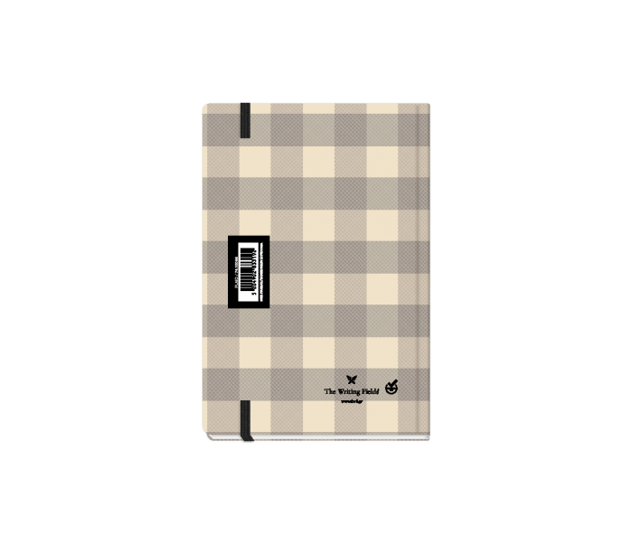 Plaid Daily Diary Small Beige
