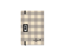 Plaid Daily Diary Small Beige