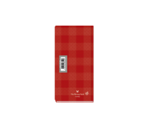 Plaid Weekly Diary Pocket Red 2